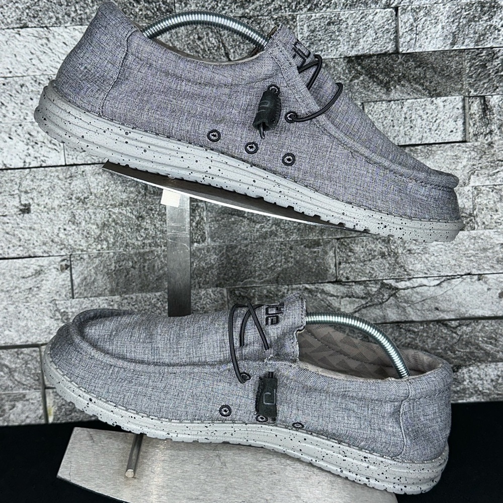 Hey Dude Shoes Wally L Stretch Steel - MNS11 - Picture 5 of 10